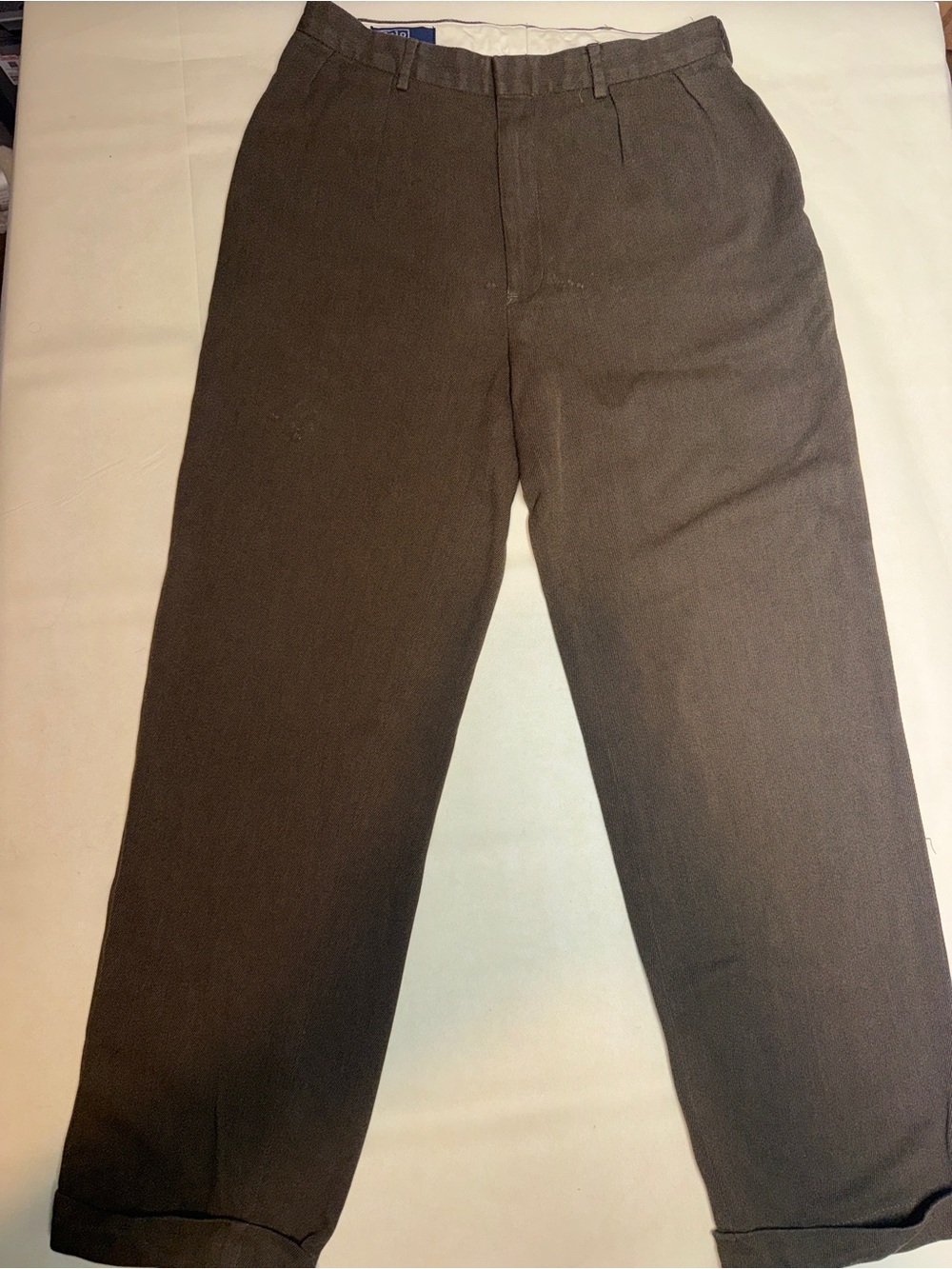 Ralph Lauren Dark Brown Men's Dress Pants